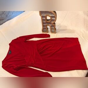 Lauren Ralph Lauren Vibrant Red Dress